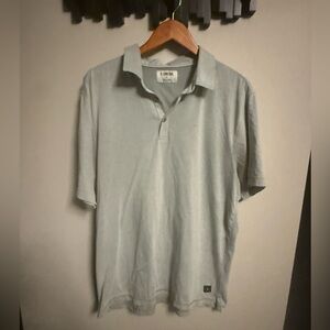 Linksoul Men’s Polo Shirt – Light Gray – Size XL (Slim Fit